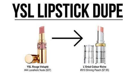 ysl lipstick dupe